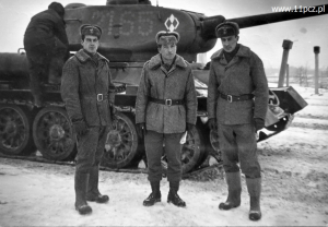 ppor. Franciszek Pietraszek por. Jan Łukasiewicz ppor. Sergiusz Cywoniuk 4-ta kompania Wilksay II.1966 rok