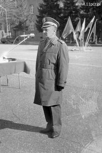 Ostatnia uroczystość pożegnania odchodzących do rezerwy 15.04.1988