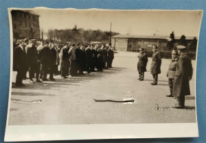 Pożegnanie rezerwistów kompani remontowej w 1967 r.