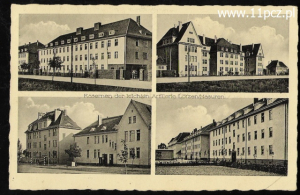 Koszary artylerii przy ul. Nowowiejskiej - "Wittenberg-Kaserne" / "Bleidorn-Kaserne" - 1942 rok