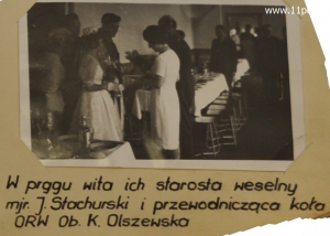 Uroczystości ślubu ppor. Stanisława Boratyńskiego