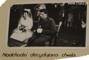 Uroczystości ślubu ppor. Stanisława Boratyńskiego