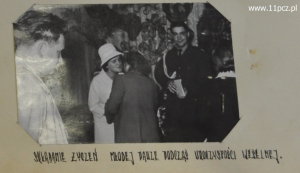 Uroczystości ślubu ppor. Stanisława Aszklara