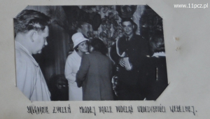 Uroczystości ślubu ppor. Stanisława Aszklara
