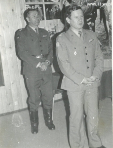 Z prawej mjr Stanisław Cierpisz