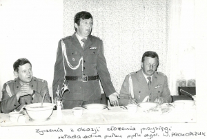 Od lewej: ppłk Stanisław Cierpisz, ppłk Włodzimierz Prokopczuk i ppłk Ryszard Rojek