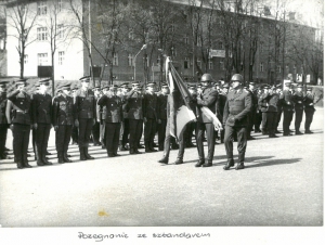 Pożegnanie odchodzących do rezerwy w 1989 roku