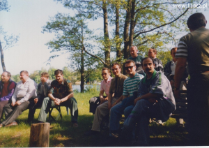 Od lewej: Zdancewicz, Gutowski, Ireneusz Skwarek, Mirosław Koszytkowski, Robert Królak, Jerzy Szymaniuk, Karol Czajkowski i Mariusz Zasiadczyk